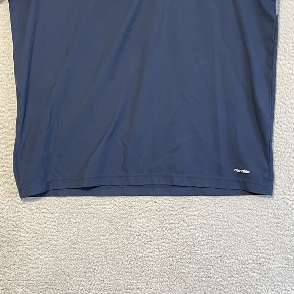 ADIDAS ATLANTA BRAVES WARMUP JACKET Blue GRAY MENS Large - Picture 2 of 16